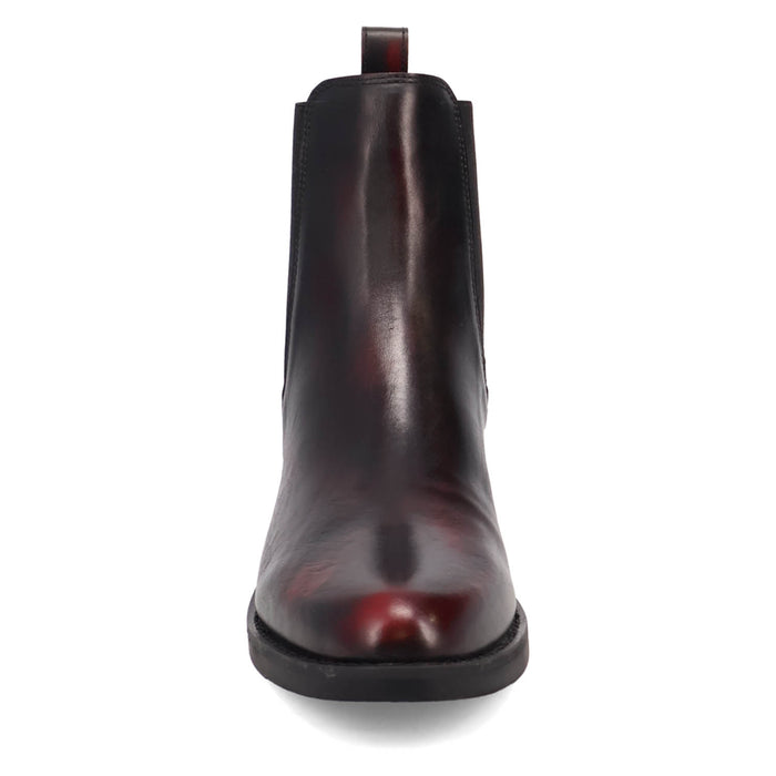 Dingo Mens Camino Black Cherry Leather 8in Chelsea Boots