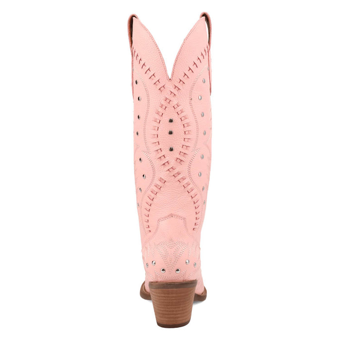 Dingo Womens Pretty N Pink Pink Leather Cowboy Boots