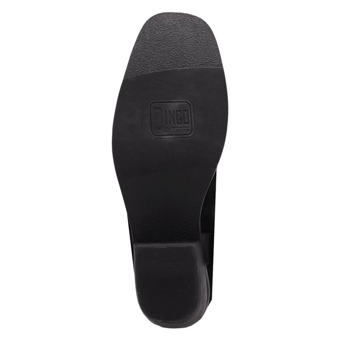 Dingo Mens Bronco Black Suede 15in Harness Cowboy Boots