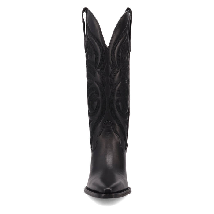 Dingo Womens Hensley Black Leather 13in Cowboy Boots