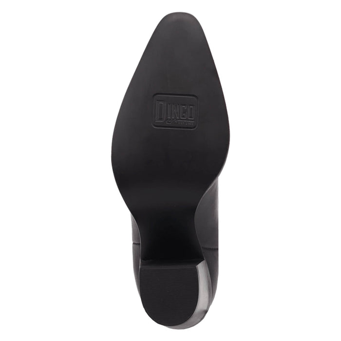 Dingo Womens Hensley Black Leather 13in Cowboy Boots