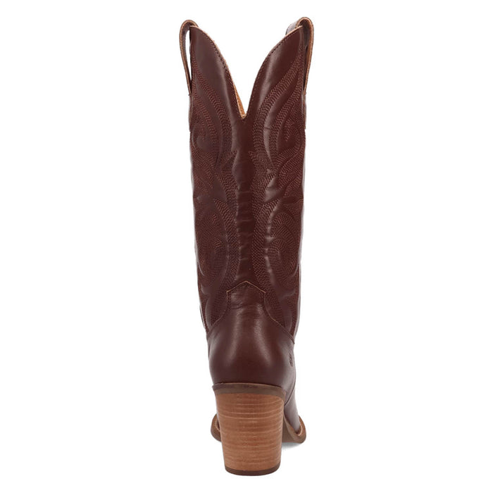 Dingo Womens Hensley Brown Leather 13in Cowboy Boots