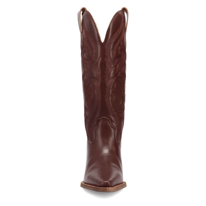 Dingo Womens Hensley Brown Leather 13in Cowboy Boots