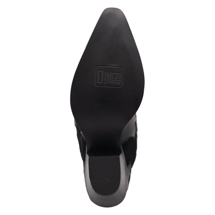 Dingo Womens Drama Queen Black Suede 18in Cowboy Boots