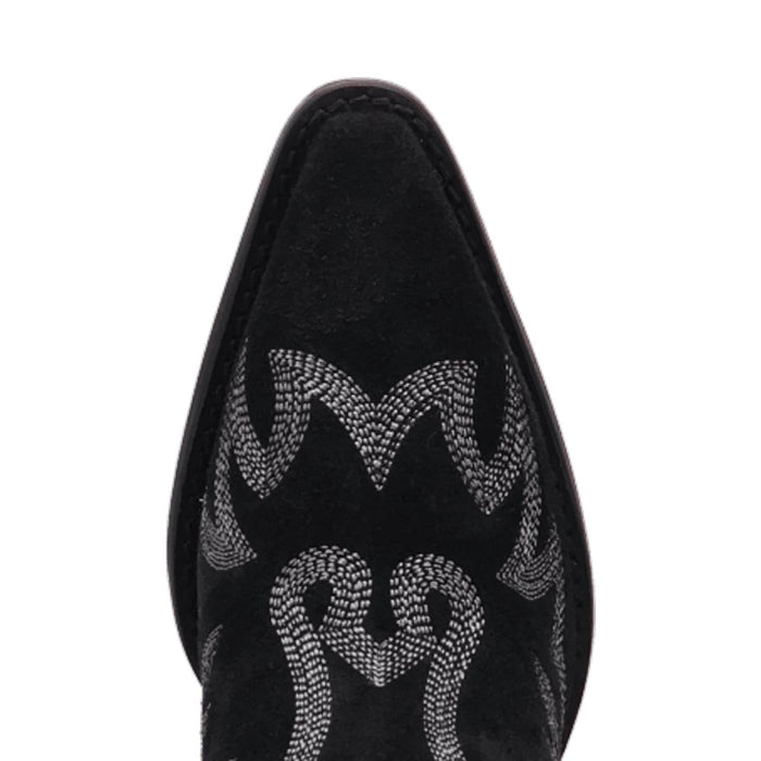 Dingo Womens Wild Sage Black Suede 7in Ankle Boots