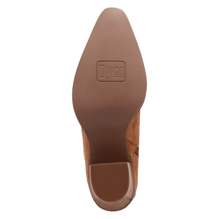 Dingo Womens Wild Sage Camel Suede 7in Ankle Boots