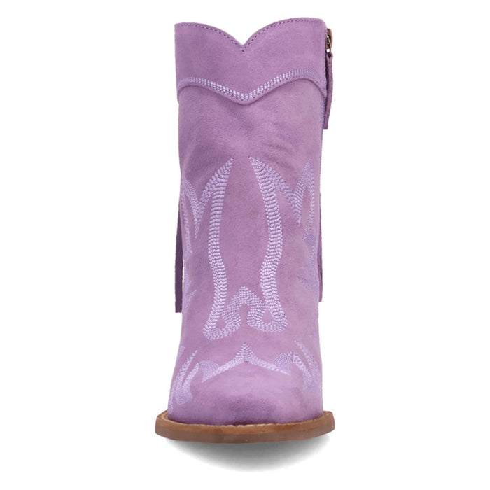 Dingo Womens Wild Sage Lavender Suede 7in Ankle Boots