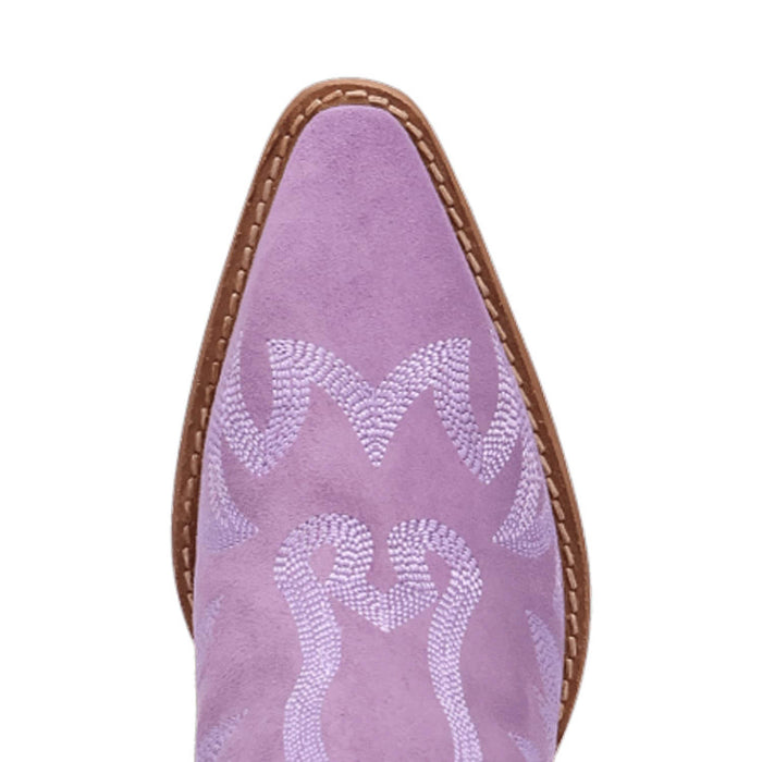Dingo Womens Wild Sage Lavender Suede 7in Ankle Boots