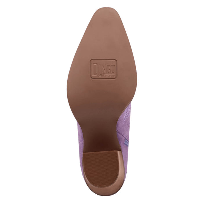Dingo Womens Wild Sage Lavender Suede 7in Ankle Boots