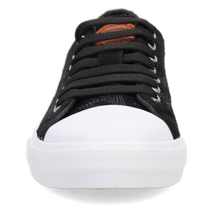 Dingo Womens Campus Black Suede Western Sneakers Shoes