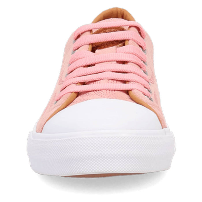 Dingo Womens Campus Pink Suede Western Sneakers Shoes