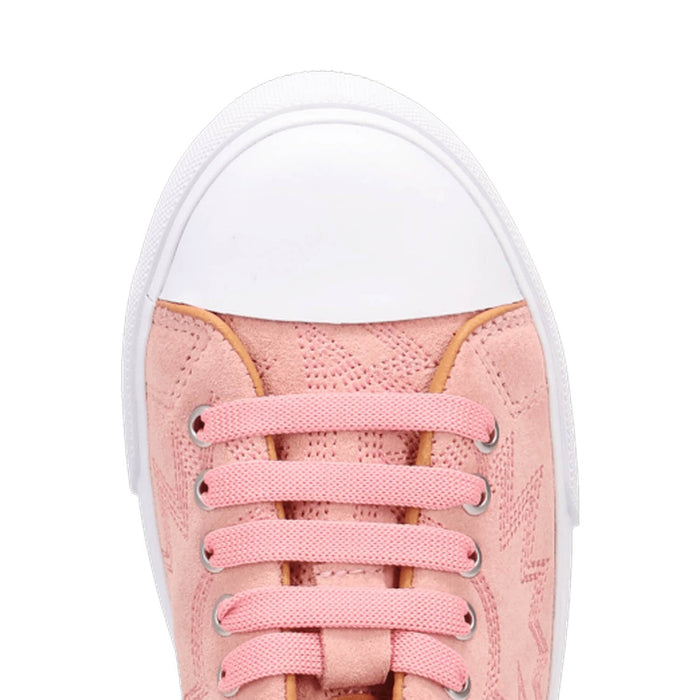 Dingo Womens Campus Pink Suede Western Sneakers Shoes