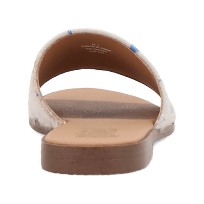 Dingo Womens Moo Moo Blue Hair-on-Hide Sandals Shoes