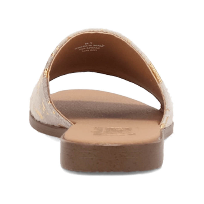 Dingo Womens Moo Moo Gold Hair-on-Hide Sandals Shoes