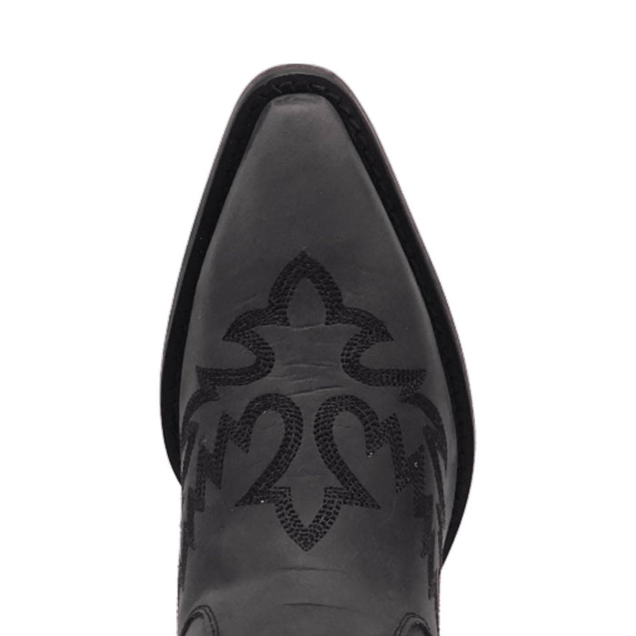 Dingo Womens Rocky Top Black Leather 7in Cowboy Boots