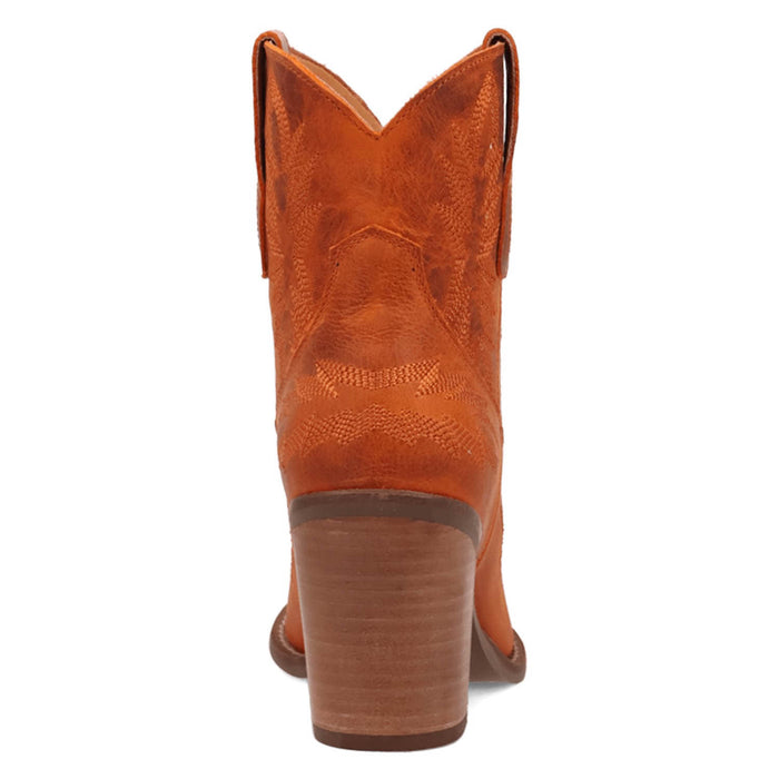 Dingo Womens Rocky Top Rust Leather 7in Cowboy Boots