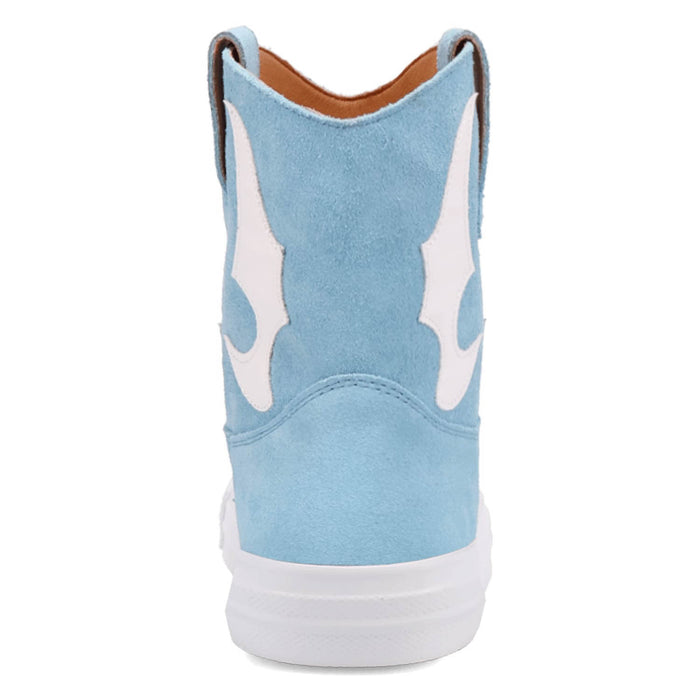 Dingo Womens Ollie Sneaker Blue Suede 5in Ankle Boots