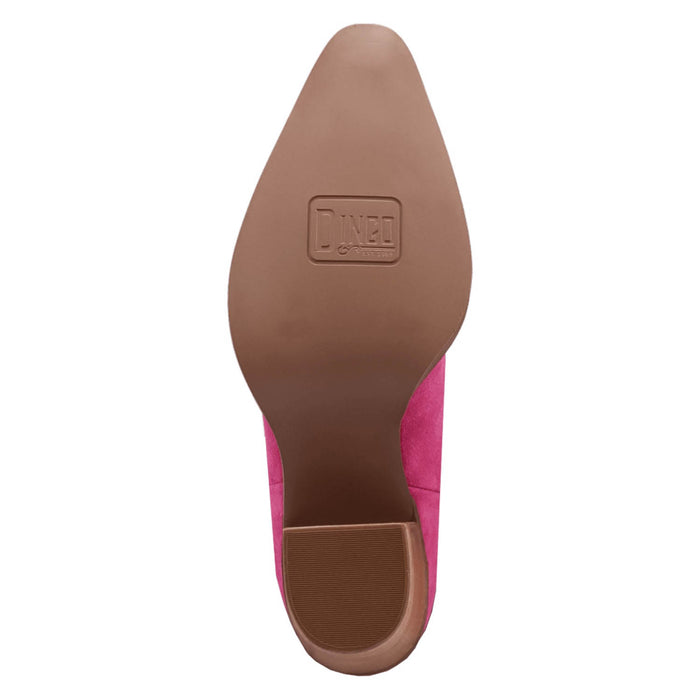 Dingo Womens Twister Fuchsia Suede 16in Fringe Cowboy Boots
