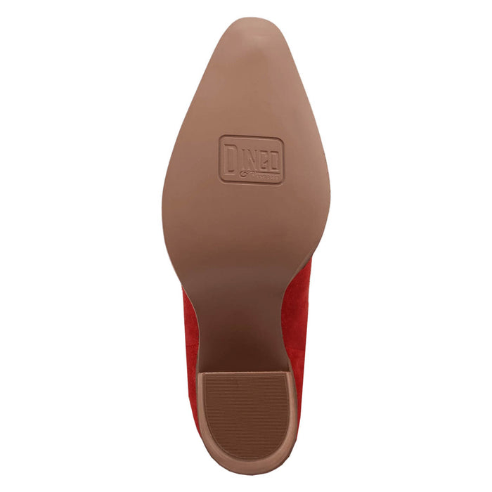 Dingo Womens Twister Red Suede 16in Fringe Cowboy Boots