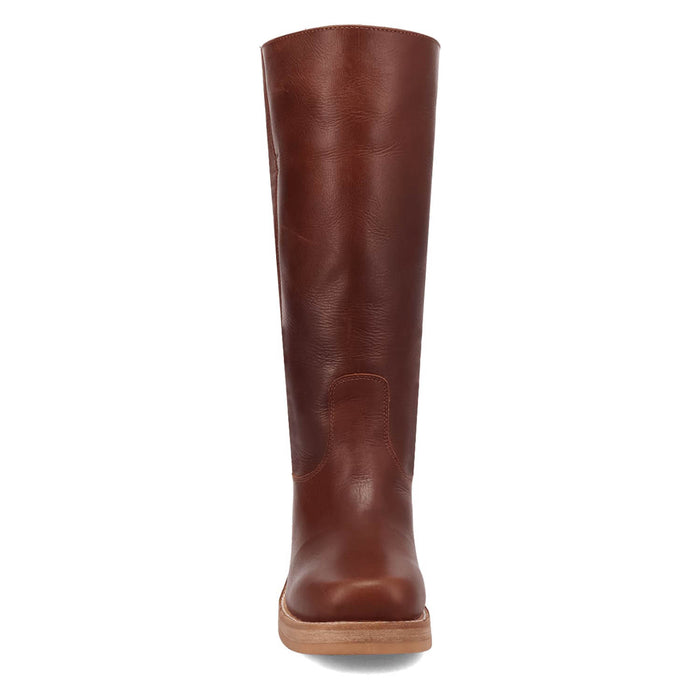 Dingo Womens Vagabond Brown Leather 14in Vintage Fashion Boots