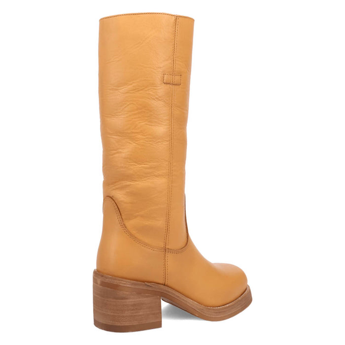 Dingo Womens Vagabond Plantain Leather 14in Vintage Fashion Boots