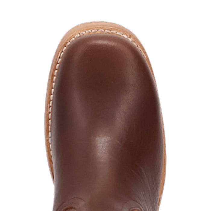 Dingo Womens Avalon Brown Leather 16in Vintage Fashion Boots
