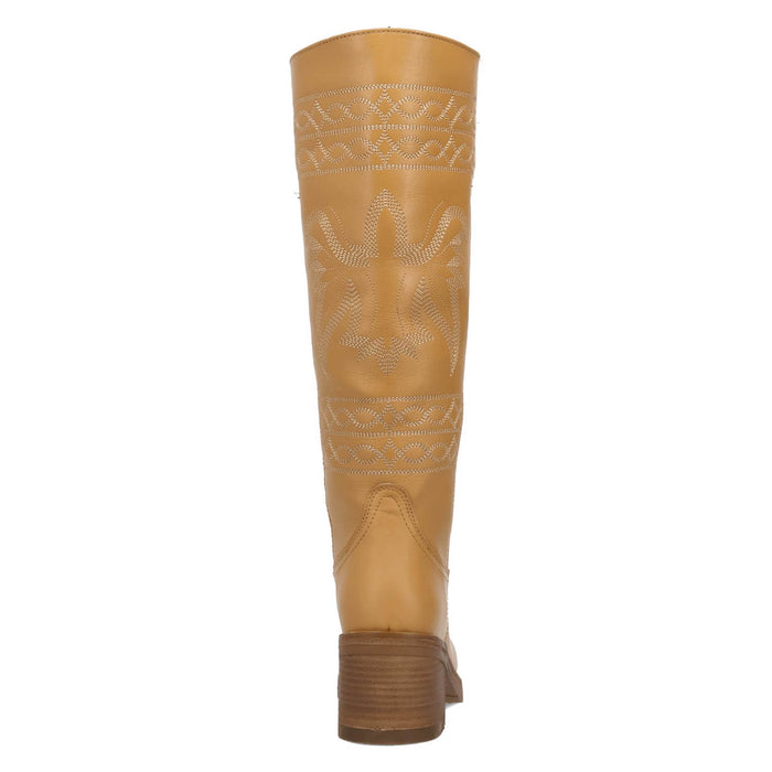Dingo Womens Avalon Plantain Leather 16in Vintage Fashion Boots