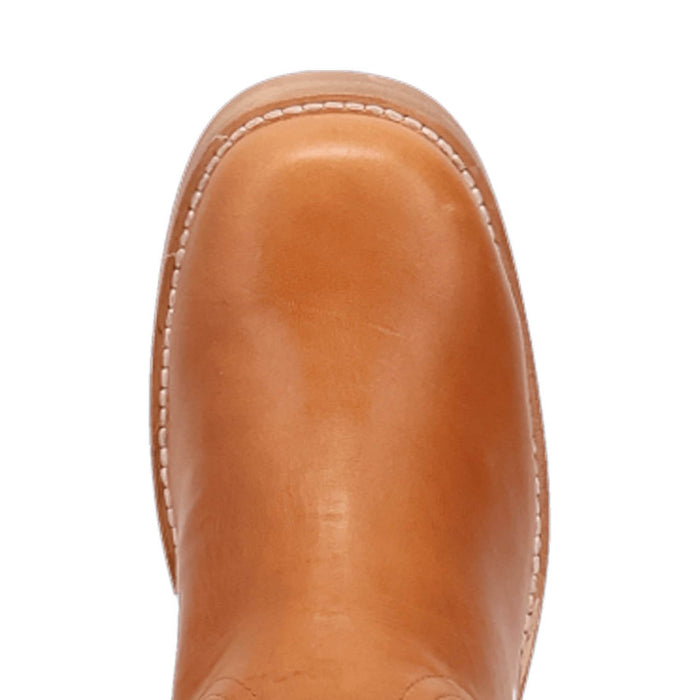 Dingo Womens Avalon Tan Leather 16in Vintage Fashion Boots