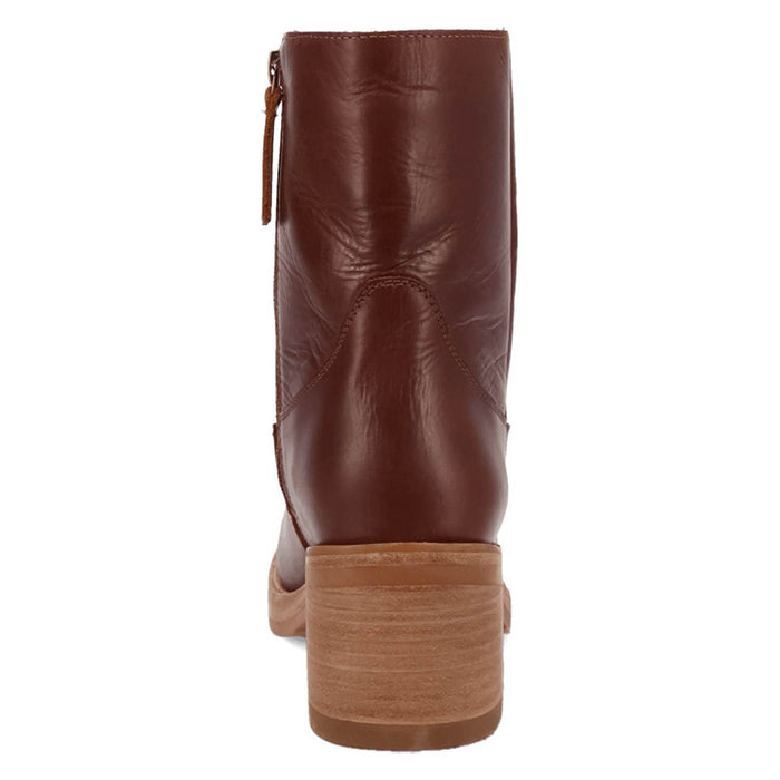 Dingo Womens Roxy Bootie Brown Leather 7in Ankle Boots