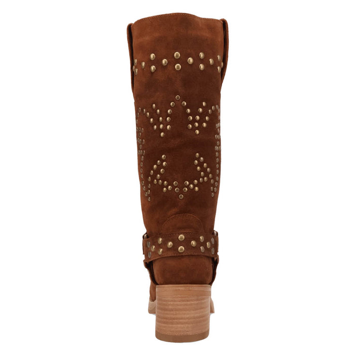 Dingo Womens Troubadour Brown Suede 16in Fashion Boots