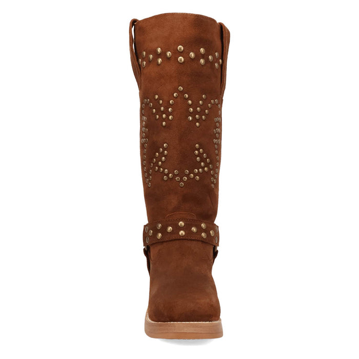 Dingo Womens Troubadour Brown Suede 16in Fashion Boots