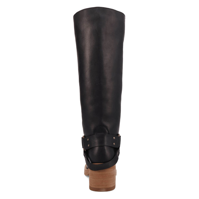 Dingo Womens Casbah Black Leather 16in Fashion Boots