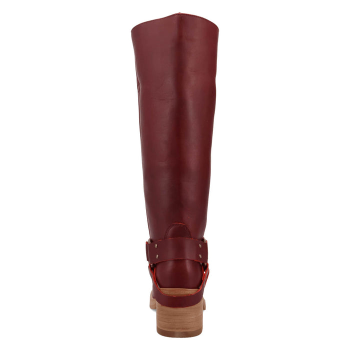 Dingo Womens Casbah Merlot Leather 16in Fashion Boots