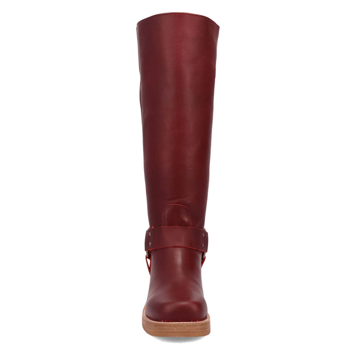 Dingo Womens Casbah Merlot Leather 16in Fashion Boots
