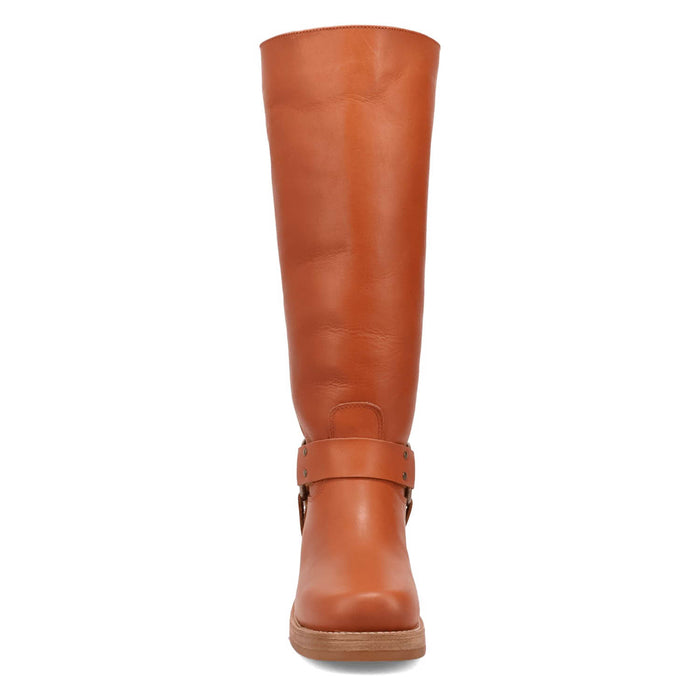 Dingo Womens Casbah Russet Leather 16in Fashion Boots