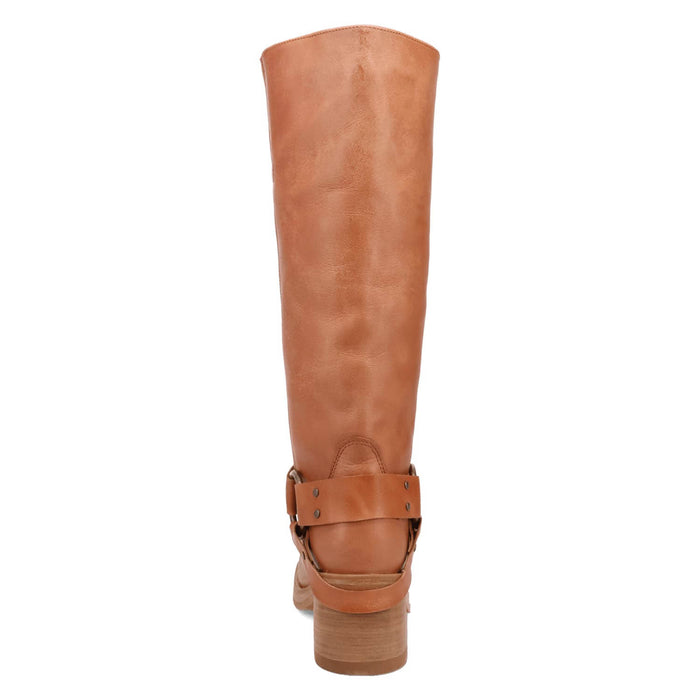 Dingo Womens Casbah Tan Leather 16in Fashion Boots