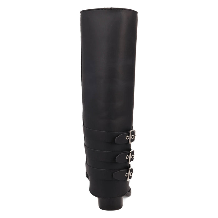 Dingo Womens Urban Cowgirl Black Leather 15in Fashion Boots