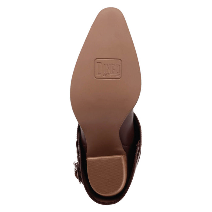 Dingo Womens Urban Cowgirl Brown Leather 15in Fashion Boots