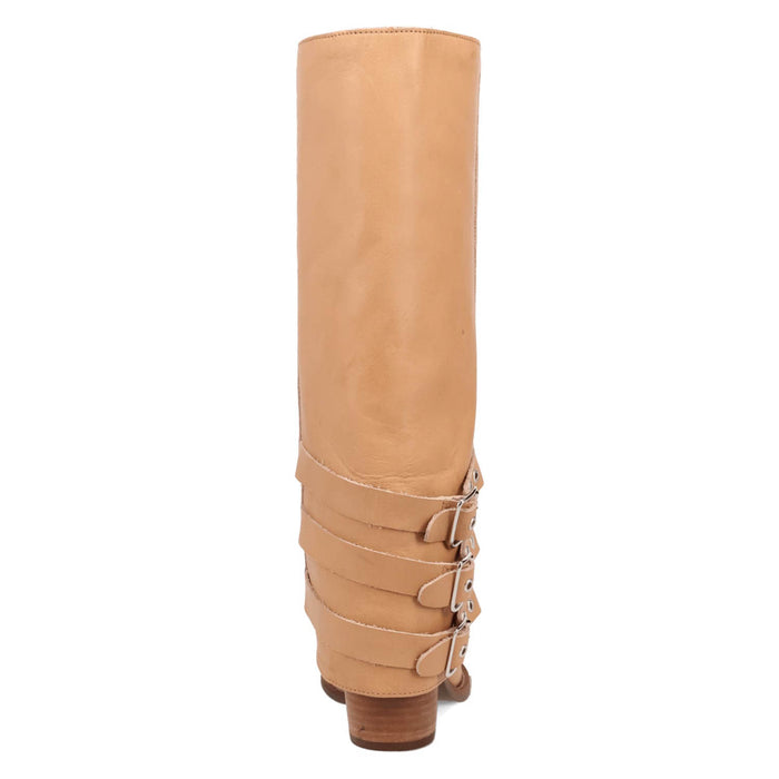 Dingo Womens Urban Cowgirl Natural Leather 15in Fashion Boots