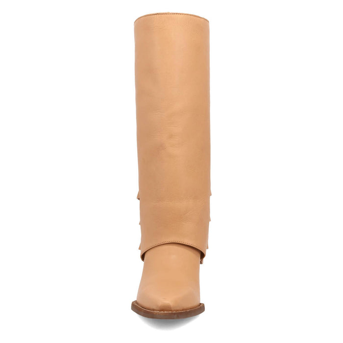 Dingo Womens Urban Cowgirl Natural Leather 15in Fashion Boots