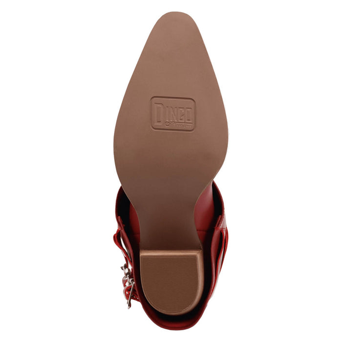 Dingo Womens Urban Cowgirl Red Leather 15in Fashion Boots