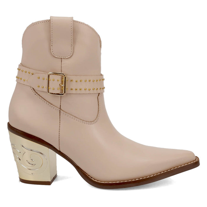 Dingo Womens Milan Bootie Sand Leather 7in Ankle Boots