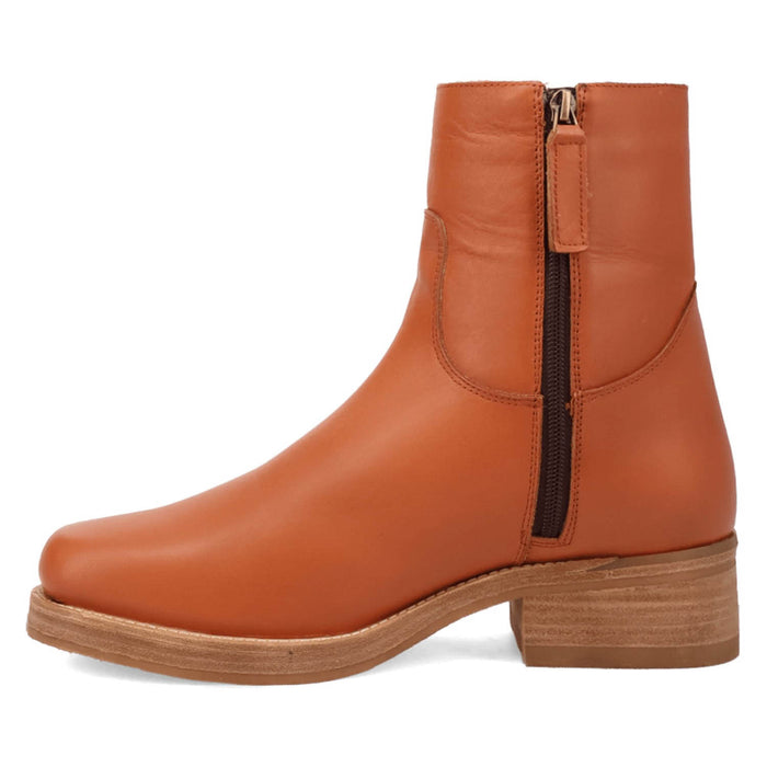 Dingo Mens Banner Russet Leather 7in Ankle Boots