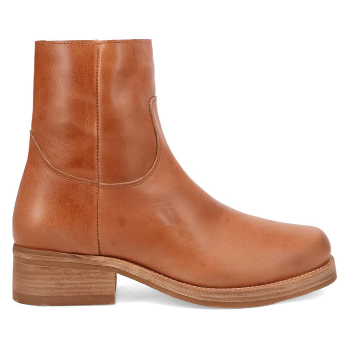 Dingo Mens Banner Tan Leather 7in Ankle Boots