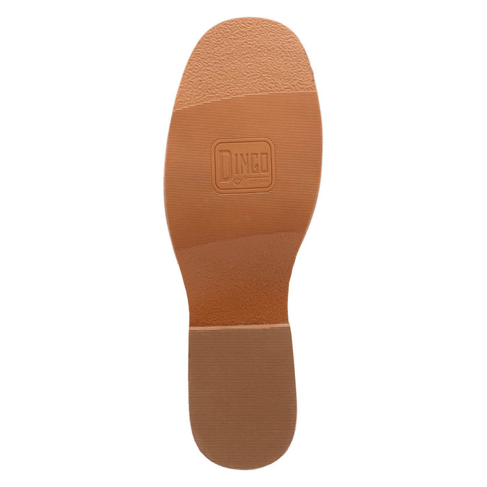 Dingo Mens Banner Tan Leather 7in Ankle Boots