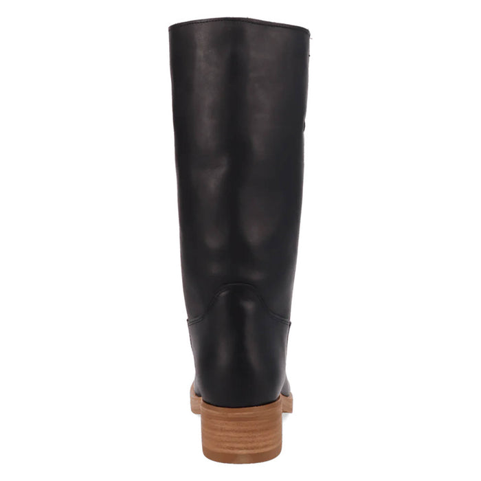 Dingo Mens Dutton Black Leather 12in Motorcycle Boots