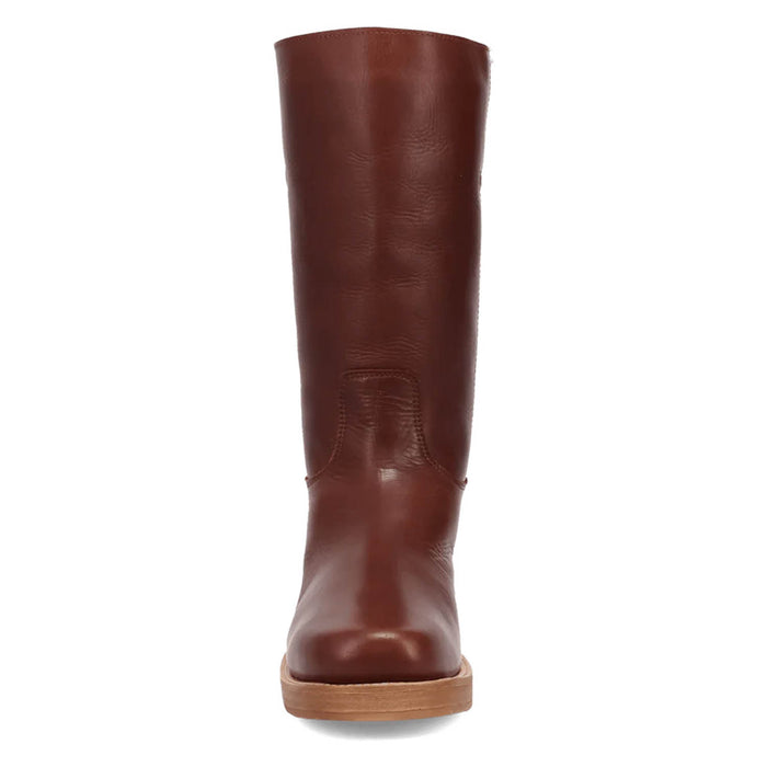 Dingo Mens Dutton Brown Leather 12in Motorcycle Boots