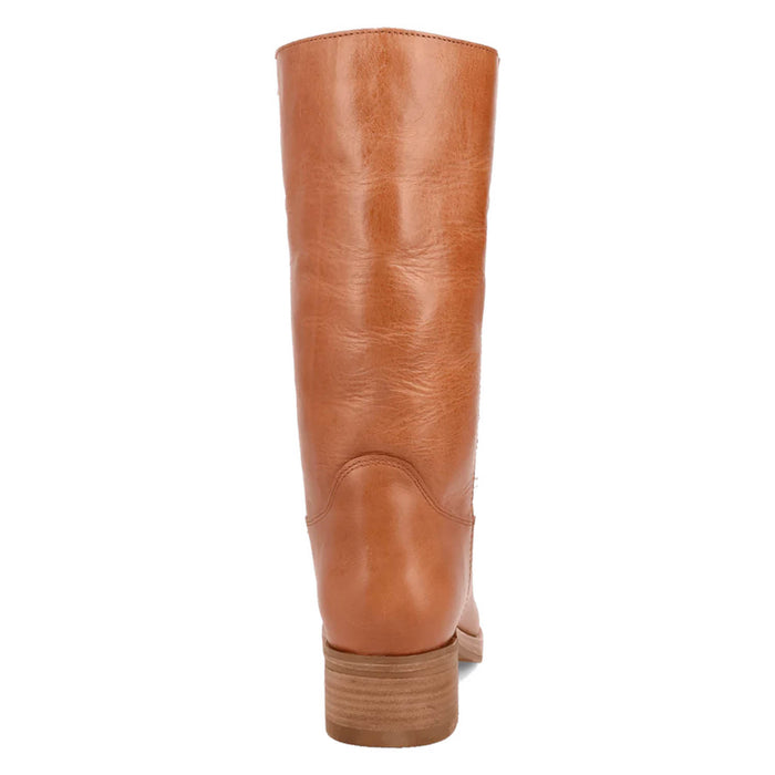 Dingo Mens Dutton Tan Leather 12in Motorcycle Boots