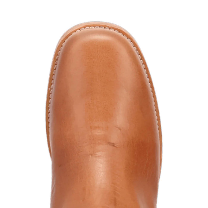 Dingo Mens Dutton Tan Leather 12in Motorcycle Boots
