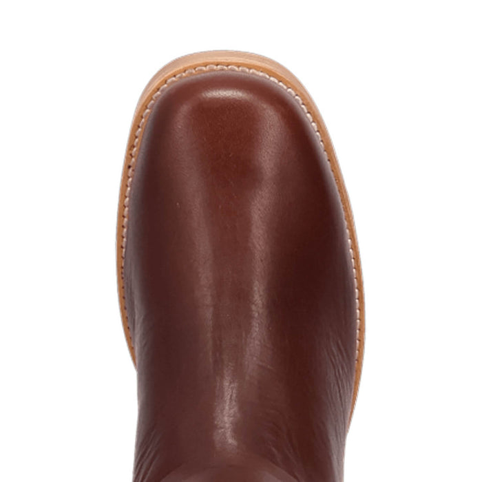 Dingo Mens Rip Brown Leather 14in Motorcycle Boots